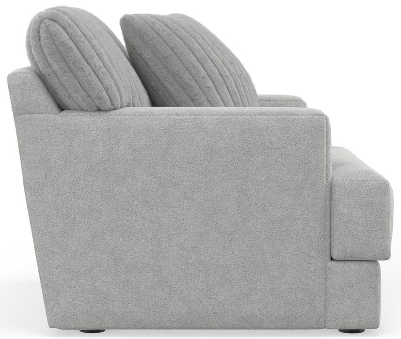 Jackson Furniture - Eagan Chair 1/2 with Ottoman in Moonstruck - 2303-01-10-MOON - GreatFurnitureDeal