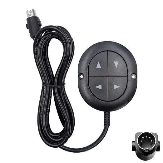 Oval 4 Button Power Recliner Replacement Button Control  - MLSK9-B2 - KDH024-308