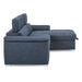 Homelegance - Ferriday 2 Piece Sectional with Adjustable Headrests in Blue - 8228BU - GreatFurnitureDeal