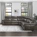Homelegance - Maroni 6 Piece Modular Sectional in Dark Brown - 8259RFDB*6SCPWH - GreatFurnitureDeal