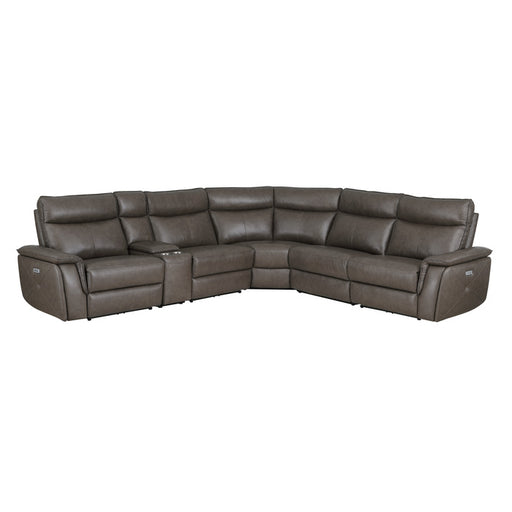 Homelegance - Maroni 6 Piece Modular Sectional in Dark Brown - 8259RFDB*6SCPWH - GreatFurnitureDeal
