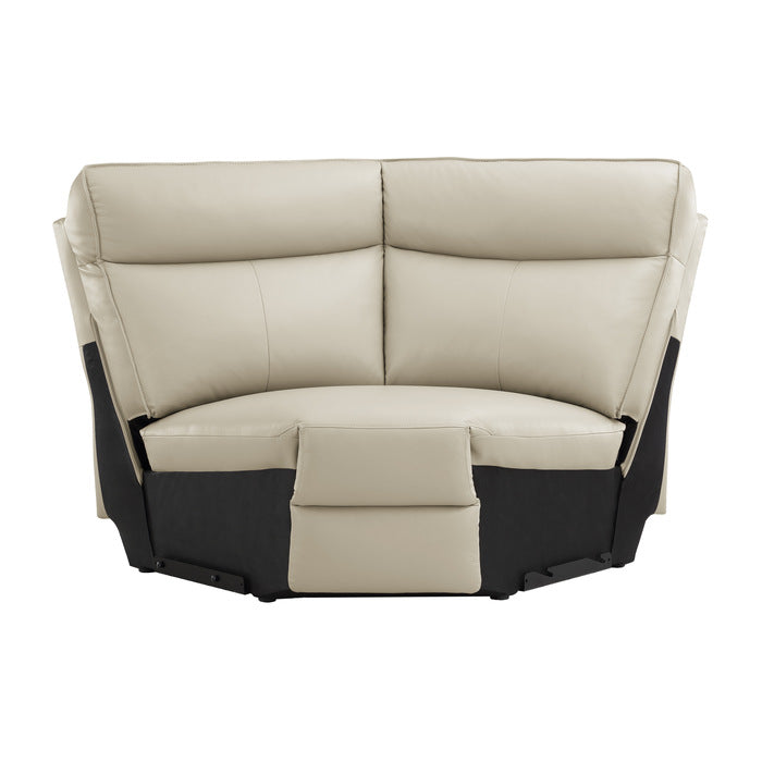 Homelegance - Maroni 6 Piece Modular Power Reclining Sectional with Power Headrests in Taupe - 8259RFTP*6SCPWH - GreatFurnitureDeal