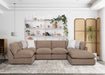 Franklin Furniture - 825 Desert 3 Piece Sectional in Genius Khaki - 82501-82503-82518-KHAKI - GreatFurnitureDeal