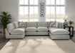 Franklin Furniture - 825 Sage 6 Piece Sectional in Genius Sage - 82503-01-03-03-01-18-SAGE - GreatFurnitureDeal