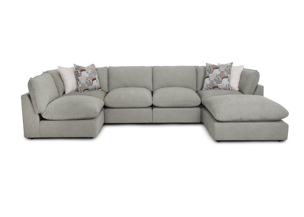 Franklin Furniture - 825 Sage 3 Piece Sectional in Genius Sage - 82501-82503-82518-SAGE - GreatFurnitureDeal