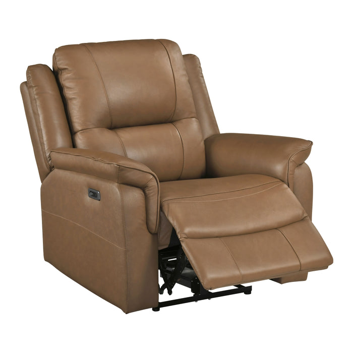 Homelegance - Haven 3 Piece Power Double Reclining Living Room Set in Brown - 8301BRW*3PW - GreatFurnitureDeal