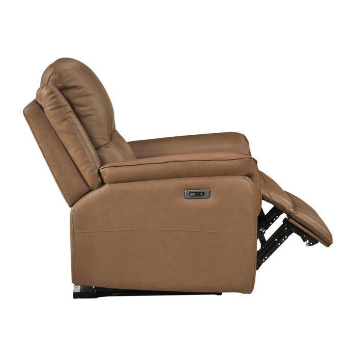 Homelegance - Haven 3 Piece Power Double Reclining Living Room Set in Brown - 8301BRW*3PW - GreatFurnitureDeal