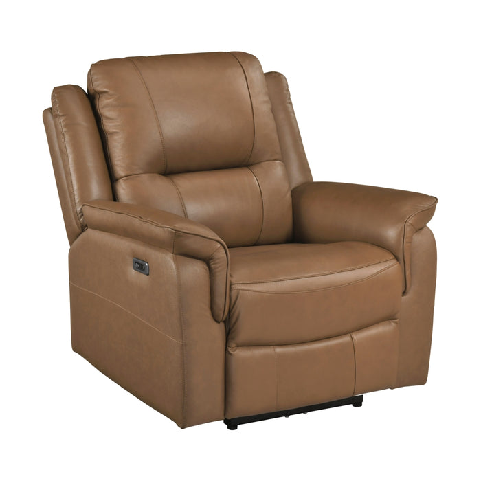 Homelegance - Haven Power Reclining Chair in Brown - 8301BRW-1PW - GreatFurnitureDeal