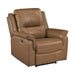 Homelegance - Haven Power Reclining Chair in Brown - 8301BRW-1PW - GreatFurnitureDeal