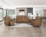 Homelegance - Haven 2 Piece Power Double Reclining Sofa Set in Brown - 8301BRW*2PW - GreatFurnitureDeal