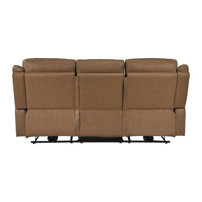 Homelegance - Haven 2 Piece Power Double Reclining Sofa Set in Brown - 8301BRW*2PW - GreatFurnitureDeal