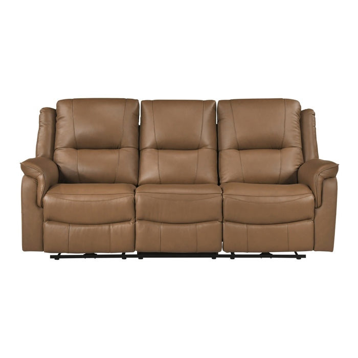 Homelegance - Haven Power Double Reclining Sofa in Brown - 8301BRW-3PW - GreatFurnitureDeal