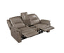 Homelegance - Haven 3 Piece Power Double Reclining Living Room Set in Russet - 8301DTP*3PW - GreatFurnitureDeal