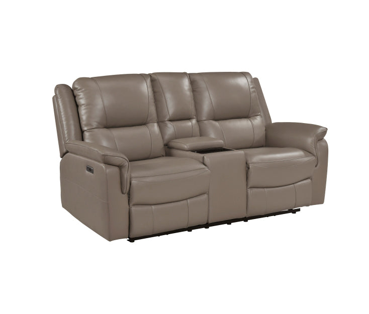 Homelegance - Haven 2 Piece Power Double Reclining Sofa Set in Russet - 8301DTP*2PW - GreatFurnitureDeal