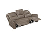 Homelegance - Haven 3 Piece Power Double Reclining Living Room Set in Russet - 8301DTP*3PW - GreatFurnitureDeal