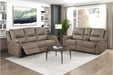 Homelegance - Haven Power Double Reclining Sofa in Russet - 8301DTP-3PW - GreatFurnitureDeal