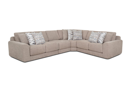 Franklin Furniture - 830 Havana 4 Piece Sectional Sofa in Everly Putty - 83059-83003-83099-83060 - GreatFurnitureDeal