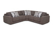 Franklin Furniture - 830 Sierra 3 Piece Sectional Sofa in Everly Sable - 83059-83099-83060 - GreatFurnitureDeal
