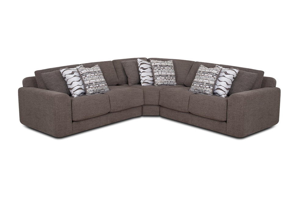 Franklin Furniture - 830 Sierra 3 Piece Sectional Sofa in Everly Sable - 83059-83099-83060 - GreatFurnitureDeal