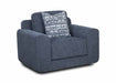 Franklin Furniture - 830 Santorini Swivel Chair in Everly Indigo - 83080 - GreatFurnitureDeal