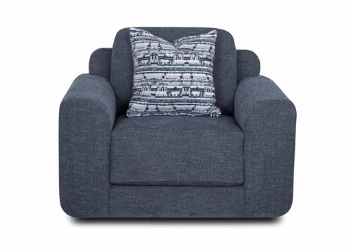Franklin Furniture - 830 Santorini Swivel Chair in Everly Indigo - 83080 - GreatFurnitureDeal