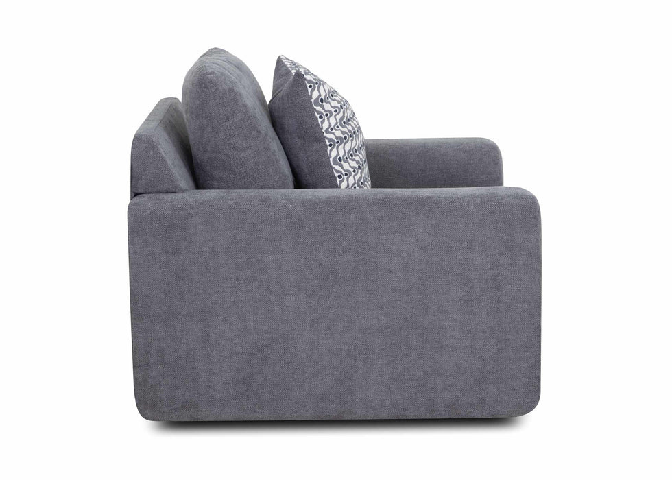 Franklin Furniture - 830 Campbell Swivel Chair in Naomi Storm - 83080 - GreatFurnitureDeal