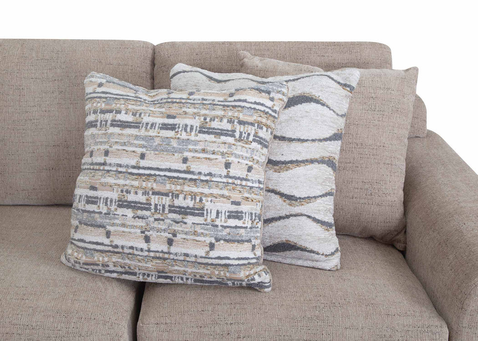 Franklin Furniture - 830 Havana 3 Piece Sectional Sofa in Everly Putty - 83059-83099-83060 - GreatFurnitureDeal