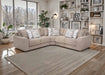 Franklin Furniture - 830 Havana 3 Piece Sectional Sofa in Everly Putty - 83059-83099-83060 - GreatFurnitureDeal