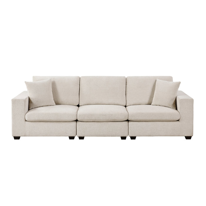 Homelegance - Serenity Sofa in Beige - 8310NBE-3* - GreatFurnitureDeal