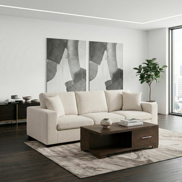 Homelegance - Serenity Sofa in Beige - 8310NBE-3* - GreatFurnitureDeal
