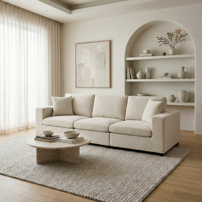 Homelegance - Serenity Sofa in Beige - 8310NBE-3* - GreatFurnitureDeal