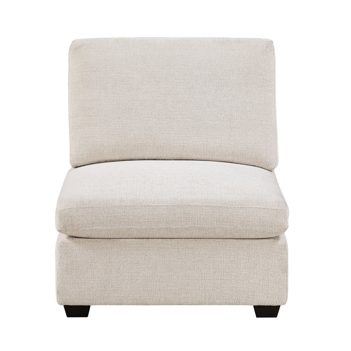 Homelegance - Serenity 5 Piece Modular Sectional with Ottoman in Beige - 8310NBE*52ACC1ACROT - GreatFurnitureDeal
