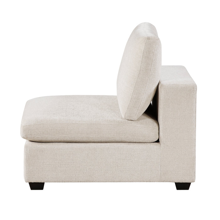 Homelegance - Serenity 5 Piece Modular Sectional with Ottoman in Beige - 8310NBE*52ACC1ACROT - GreatFurnitureDeal