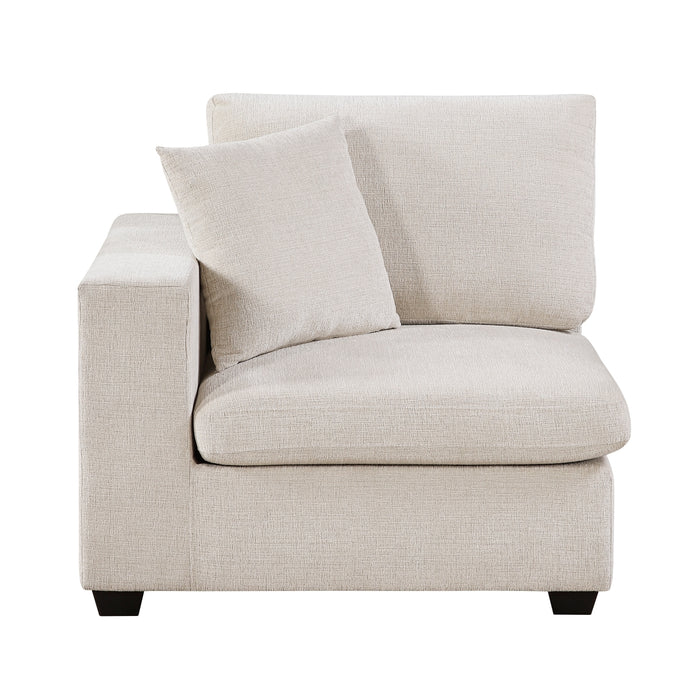 Homelegance - Serenity 4 Piece Modular Sectional in Beige - 8310NBE*4AC2C1ACR - GreatFurnitureDeal