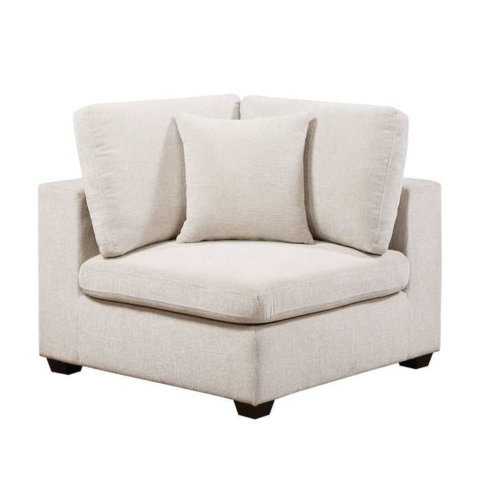 Homelegance - Serenity 5 Piece Modular Sectional in Beige - 8310NBE*52AC2C1ACR - GreatFurnitureDeal
