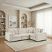 Homelegance - Serenity 4 Piece Modular Sectional in Beige - 8310NBE*4AC2C1ACR - GreatFurnitureDeal