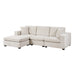 Homelegance - Serenity 4 Piece Modular Sectional with Ottoman in Beige - 8310NBE*4AC2C1AOT - GreatFurnitureDeal