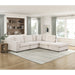 Homelegance - Serenity 5 Piece Modular Sectional with Ottoman in Beige - 8310NBE*52ACC1ACROT - GreatFurnitureDeal