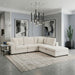 Homelegance - Serenity 5 Piece Modular Sectional with Ottoman in Beige - 8310NBE*52ACC1ACROT - GreatFurnitureDeal