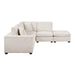 Homelegance - Serenity 5 Piece Modular Sectional with Ottoman in Beige - 8310NBE*52ACC1ACROT - GreatFurnitureDeal