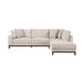 Homelegance - Juniper 2 Piece Sectional with Right Chaise in Taupe - 8312NTP*22LRC - GreatFurnitureDeal
