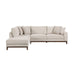 Homelegance - Juniper 2 Piece Sectional with Left Chaise in Taupe - 8312NTP*2LC2R - GreatFurnitureDeal
