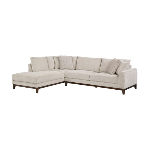 Homelegance - Juniper 2 Piece Sectional with Left Chaise in Taupe - 8312NTP*2LC2R - GreatFurnitureDeal