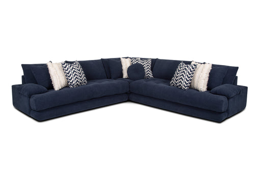 Franklin Furniture - 831 Neptune 3 Piece Sectional in Denim - 83159-104-160-DENIM - GreatFurnitureDeal