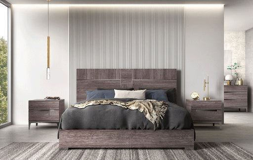 ESF Furniture - Viola King Size Bed in Purple Elm - VIOLAKS - GreatFurnitureDeal