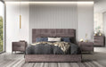 ESF Furniture - Viola 6 Piece King Size Bedroom Set in Purple Elm - VIOLAKS-6SET - GreatFurnitureDeal