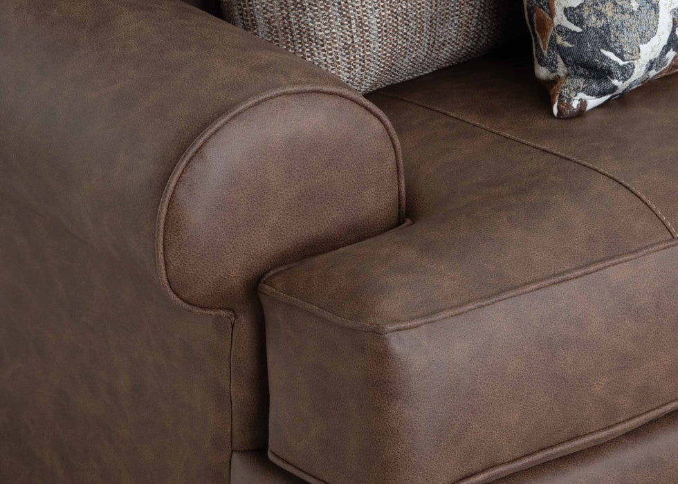 Franklin Furniture - 832 Langston Power Rocker Recliner w/ Integrated USB Port in Duvall Vintage Brown - 5525-BJ
