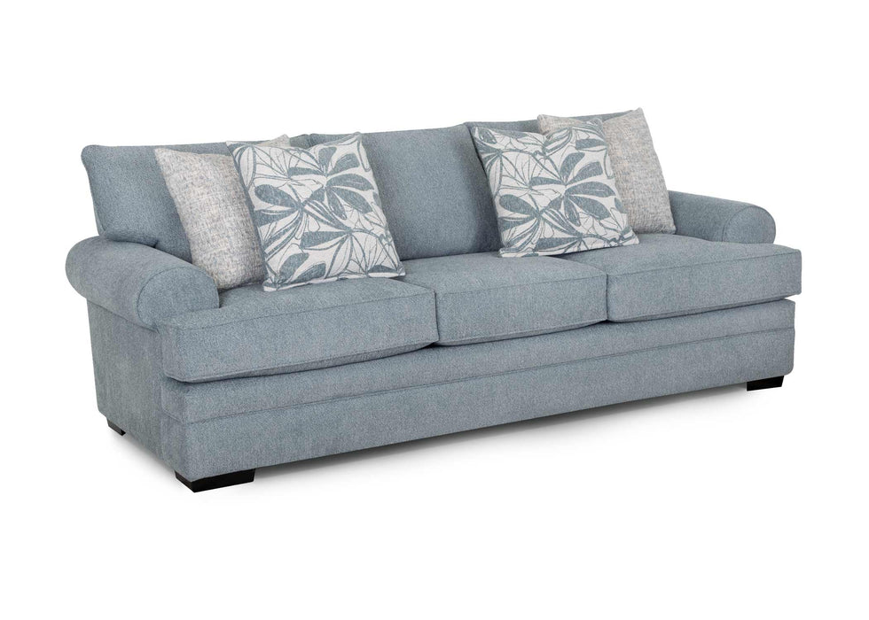 Franklin Furniture - 832 Morgan 2 Piece Sofa Set in Cakepop Chambray - 83240-83220-CHAM