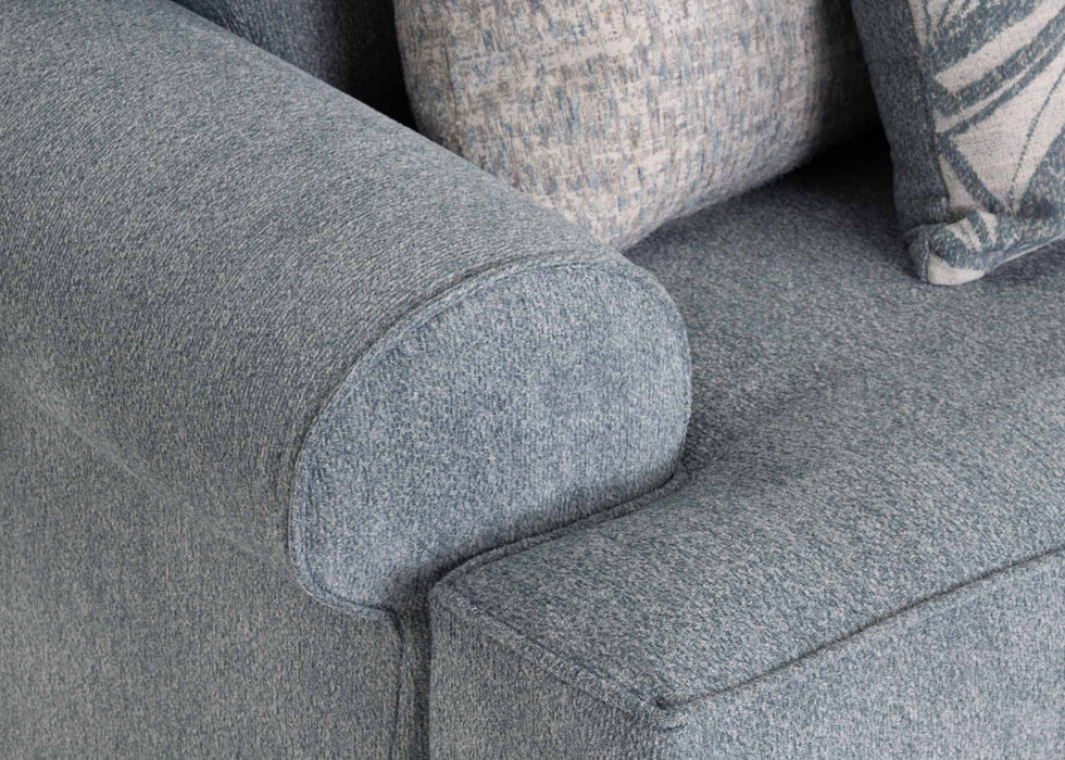 Franklin Furniture - 832 Morgan Power Rocker Recliner w/ Integrated USB Port in Cakepop Chambray - 5525-BJ-CHAM