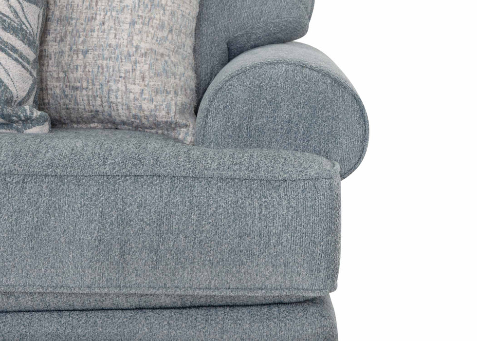 Franklin Furniture - 832 Morgan Power Rocker Recliner w/ Integrated USB Port in Cakepop Chambray - 5525-BJ-CHAM